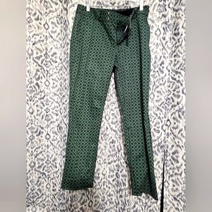 Blue and green trousers